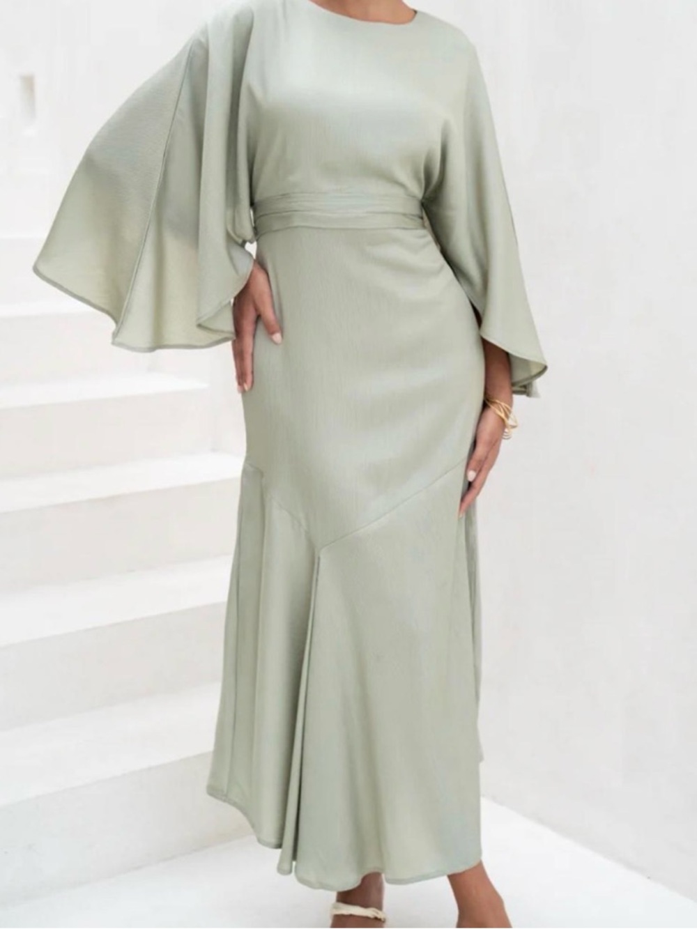 Podur Tranquil Tides Sage dress sz 8